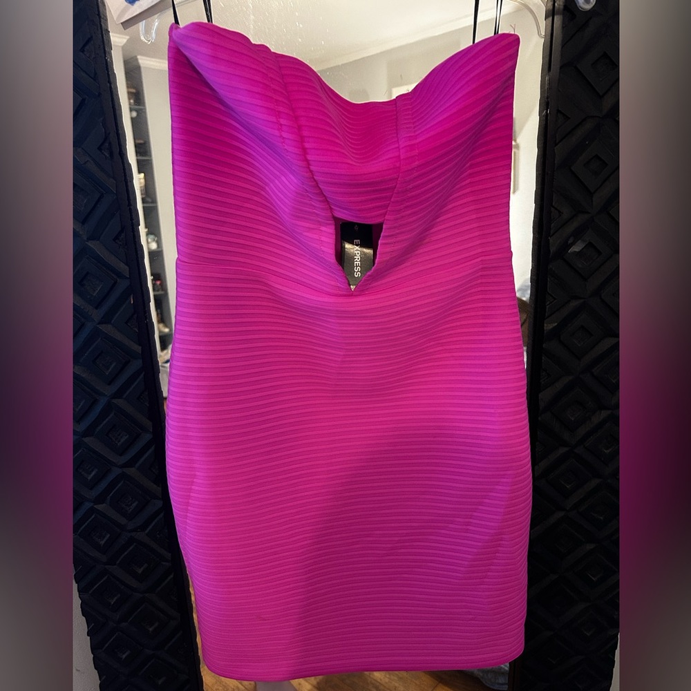 Hot Pink Mini Dress